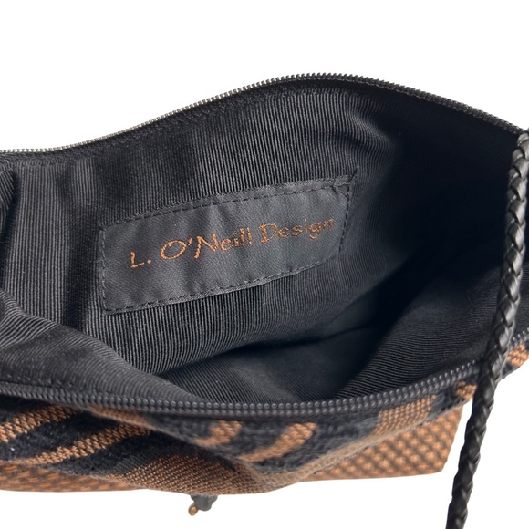 Vintage L. O'Neill Design Mini Tapestry  Crossbody Bag EUC - Picture 5 of 10